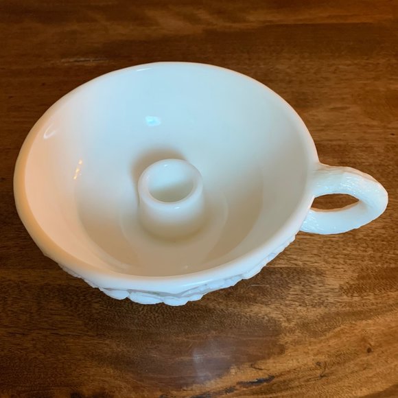 Vintage Westmoreland Milk Glass Candle Holder - Picture 7 of 11